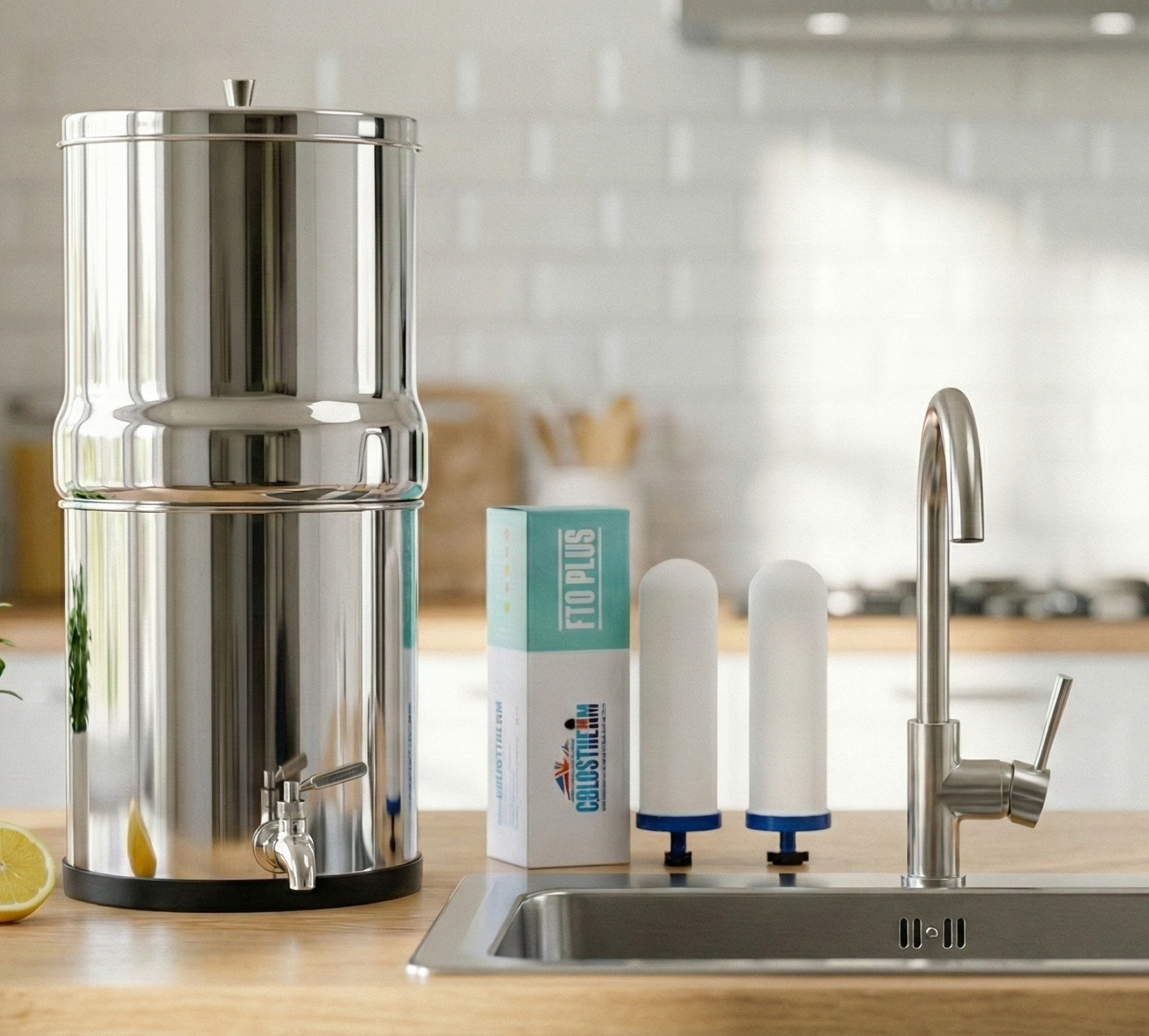 Filtre Maxinox dans la cuisine